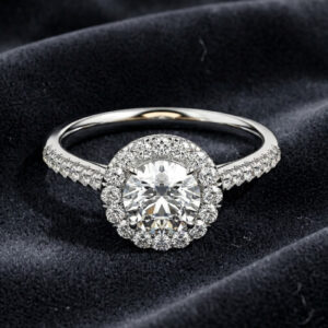 Diamond Halo Rings